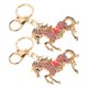 thumbnail image 1 of unbranded 2Ud Llavero De Caballo De Metal Con Multicolor Para Feng Shui Y, 1 of 8