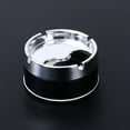 thumbnail image 5 of vnanda Stainless Steel Ashtray Stainless Steel Round Ashtray with Design Windproof Dust-free Desktop Ash Container for Home Office Outdoor Use Desktop Ash, 5 of 7