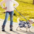 thumbnail image 5 of 1 pieza de falda a cuadros JK para mascotas, correa para el pecho, cuerda de tracción, chaleco para perros y gatos para pasear, 5 of 5