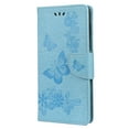 thumbnail image 2 of Dteck for Samsung Galaxy A13 5G Wallet Case (Not for 4G), PU Leather Embossed Butterfly Pattern Case Purse Kickstand Flip Cover Card Holders Hand Strap for Samsung Galaxy A13 5G, Blue, 2 of 4