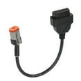 Motorcycle 4Pin to 16Pin OBD2 Diagnostic Cable Code Reader Convertor
