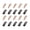 Black, Gold, variant on Hair Clips for Women Girls, Funtopia 20 Pcs 2.8 Inch Large Barrettes for Thick Hair, Metal Snap Hair Clips, No Slip Long Drop Shape Square Hair Pins, Hair Accessories, Gold & Black
