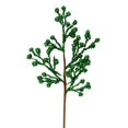 thumbnail image 1 of Vickerman L180604 17 in. Green Glitter Berry Spray, 6 per Bag, 1 of 3