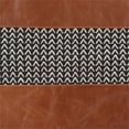 thumbnail image 4 of Surya Fiona FNA-001 20"Hx20"W Square Cotton & Leather Pillow Kit in Black/Brown, 4 of 4