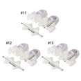 thumbnail image 3 of Newborn Girl Cotton Bowknot Footwear & Headband set Soft Soles with Headwear Elegant Baby Girl Soft Shoe Walking Shoes skin powder, 3 of 4