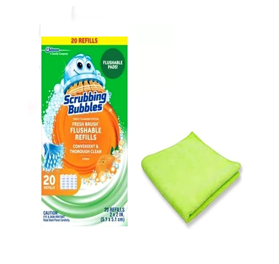 NEW Scrubbing Bubbles Fresh Brush Refill 12 Count2 Pack FREE SHIPPING 