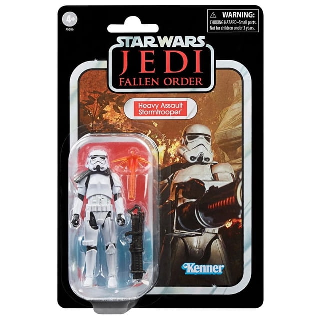 Figura Heavy Assault Stormtrooper Hasbro Star Wars Colección Vintage 3.7 Pulgadas