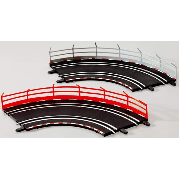 Carrera Guardrail Fence Set – 10-Pack Track Safety Barriers for Slot Car Racing Tracks