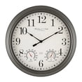 thumbnail image 1 of HOMETRENDS 15.5" Quartz Traditional Indoor, Outdoor Wall Clock, 1 of 8