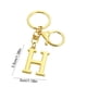 thumbnail image 3 of 1Pcs Metal Material Keychain Gold Letters A To Z Keychain First Letter Pendant With Keychain Bag Pendant Christmas Gift, 3 of 6