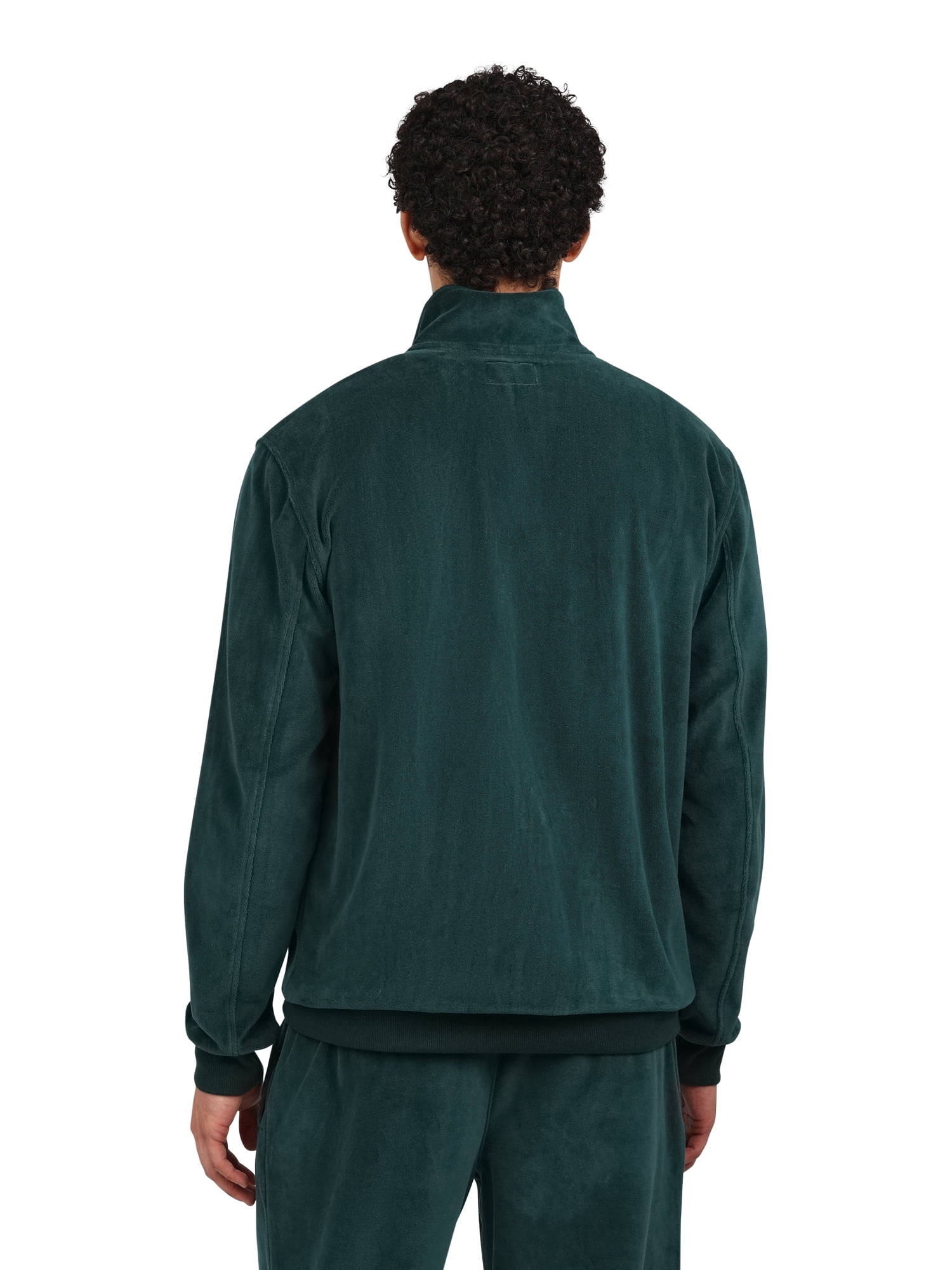 Dogg Supply Men's Velour Jacket with Zippered Pockets, Sizes XS