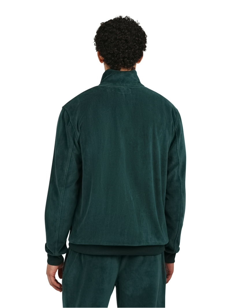 Dogg Supply Men's Velour Jacket with Zippered Pockets, Sizes XS Dogg Supply Men's Velour Jacket with Zippered Pockets, Sizes XS