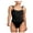 Black, variant on Women's Ribbed One Piece Swimsuit, Black, Small New with box/tags