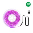 thumbnail image 2 of Graflsoa 2M USB-Powered Full Spectrum LED Grow Light Strip with 2835 SMD Chips, IP65 Waterproof, 50cm USB Cable, 30000+ Hours Lifespan, DIY Length Options, 2 of 6