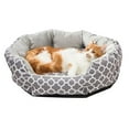 thumbnail image 1 of Wags N Whiskers MAZI 14946D12 Matelas pour Chien &amp; Chats - Géométrique - Rond - Gris, 1 of 1