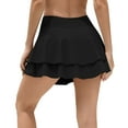 thumbnail image 5 of Swim Skirt for Women High Waist Built-in Brief Swimwear Bottoms, 5 of 7