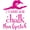 Pink, variant on Gymnastics Wall Decal Decoration - "I'd rather wear Chalk than Lipstick" Girl Gymnast Vinyl Sticker / Decor - 18"x20"
