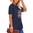 thumbnail image 3 of Anbech MAMA Plus Size T-Shirts for Women Graphic Leopard Lightning Print Oversize Short Sleeves T-Shirt with Round Neck, 3 of 4