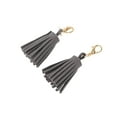 thumbnail image 4 of Ofertas Únicas 1 Par de Encantos para Cordones Borlas Accesorios de Zapatos Gris Oscuro, 4 of 5