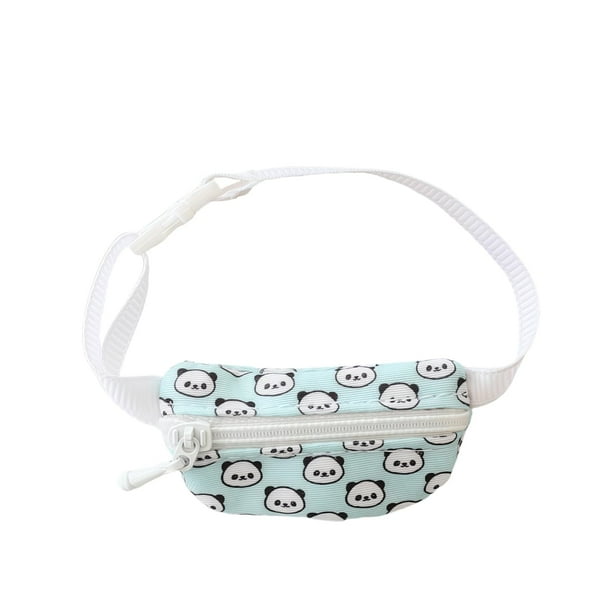 Accesorios para bolsos de muñecas Mini bolso bandolera para muñecas Decoración para muñecas de 17 cm Accesorio de traje de bolso de panda de dibujos animados de moda lindo para muñecas de monstruos de