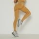 thumbnail image 2 of Pantalones de yoga elásticos de cintura alta para mujer - Leggings opacos con cintura en forma de V y efecto fruncido en los glúteos, 2 of 5