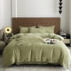 thumbnail image 1 of Xiao Hua Juego de sábanas, juego de sábanas y fundas de almohada, juego de cama individual, ropa de cama de hotel, decoración del hogar (verde), 1 of 5