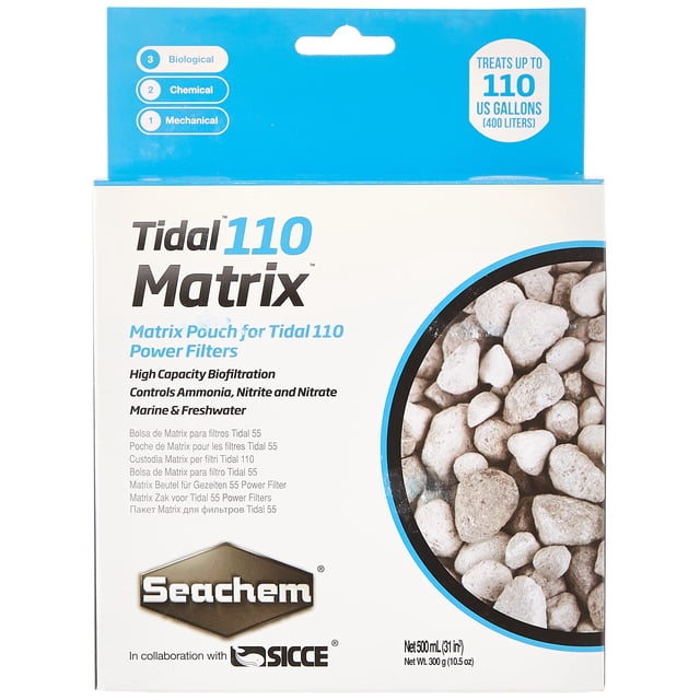 Biofiltro Seachem Matrix de alta capacidad para marino/agua dulce