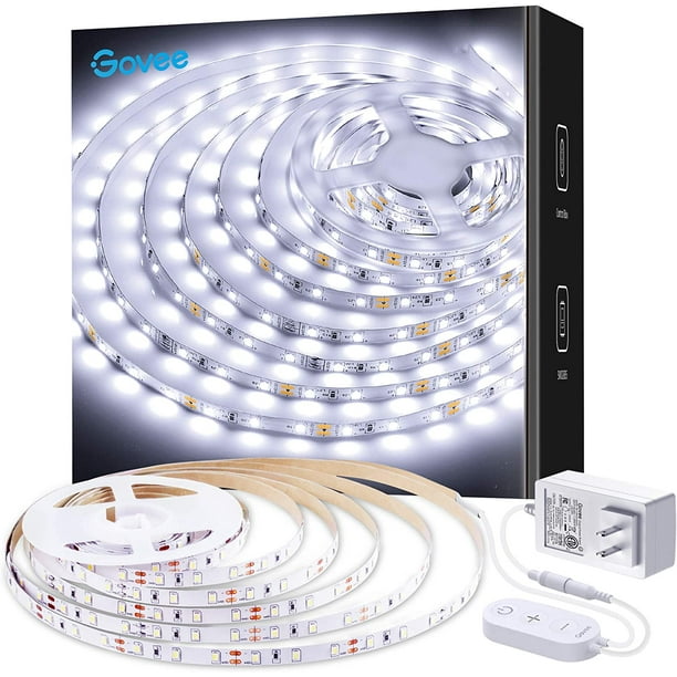 axGear Govee White LED Light Strip Upgrade 16.4ft 12V Dimmable