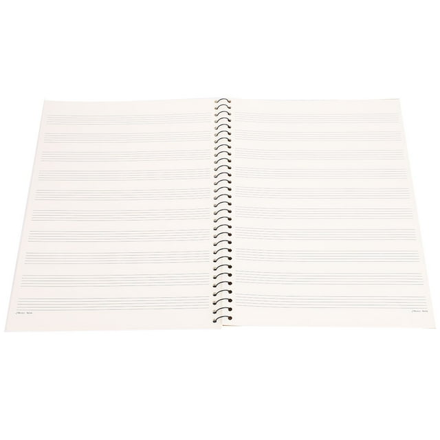 Cuaderno Musical, 50 Páginas, Cuaderno Para Personal De Notación Musical, Papel De Escritura Para Manuscritos Musicales