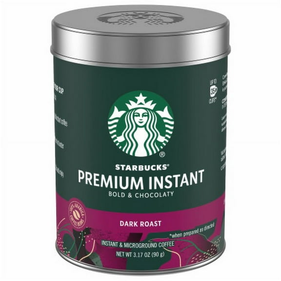 2X-Starbucks Dark Roast Premium Instant Coffee - 3.17 oz