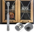 thumbnail image 2 of GOOHOCHY 1 juego de bisagras para puerta de cierre, soporte de tapa, bisagra para caja de gabinete, bisagra de cierre para caja, 2 of 8