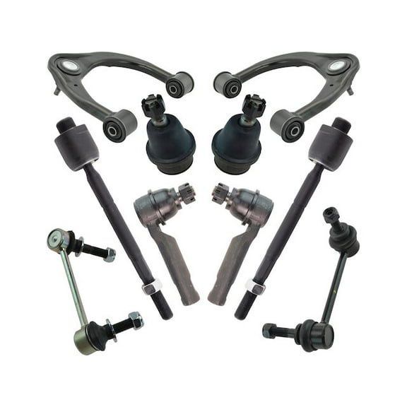 Front Control Arm Ball Joint Tie Rod and Sway Bar Link Kit 10 Piece - Compatible with 2010 - 2018 Toyota 4Runner 2011 2012 2013 2014 2015 2016 2017