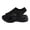 Black, variant on Rokment Women's Walking Sandals Lightweight Comfortable Mesh Cut-Out Open Toe Memory Foam Thick Sole Athletic Nursing Tennis Non Slip Work Sneakers Summer Shoes Black Size 6.5
