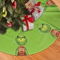 thumbnail image 2 of The Gr·Inch Stole Christmas Christmas Tree Skirt, New Year Festive Holiday Party Decorations 36", 2 of 4