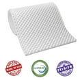 thumbnail image 2 of AK TRADING CO. 2.5" Thick CertiPUR-US Certified Convoluted Hospital Mattress Pad, Egg Crate Foam Foam Sheet | Mattress Pad (Medical Bed, Mattress Topper, Chairs) - Made in USA (2.5" x 36" x 72"), 2 of 6