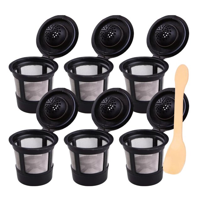 Ygjytge 1/2/3/4/6 Uds Filtro Con Cuchara para Cafetera Keurig (6 Uds)