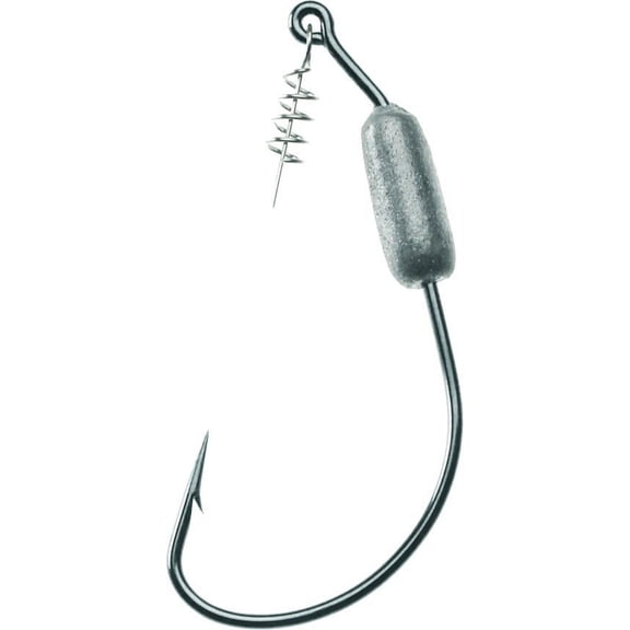 Mustad 91768S116-4/0-3U UltraPoint Power Lock Plus Weighted Spring
