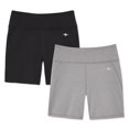 thumbnail image 1 of Athletic Works Girls' Compression Short 2-Pack, 1 of 1