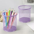 thumbnail image 4 of Black Pen Holder Cup for Desk,Pen Holder,Pencil Organizer Mesh Cup,Wire Mesh Pencil Cup Holder for Desk Office Pen Organizer,Mesh Metal Pen Holder for Desk,Pencil Holder Workspace Organizers Office, 4 of 9
