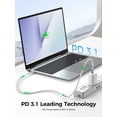 thumbnail image 3 of OXAA USB C to USB C 240W Magnetic Fast Charging Cable 2-Pack (2m)|6.6 ft Nylon-Braided Cables with E-Marker Chip, Magnetic Cable Management & 480Mbps Data Transfer, 3 of 6