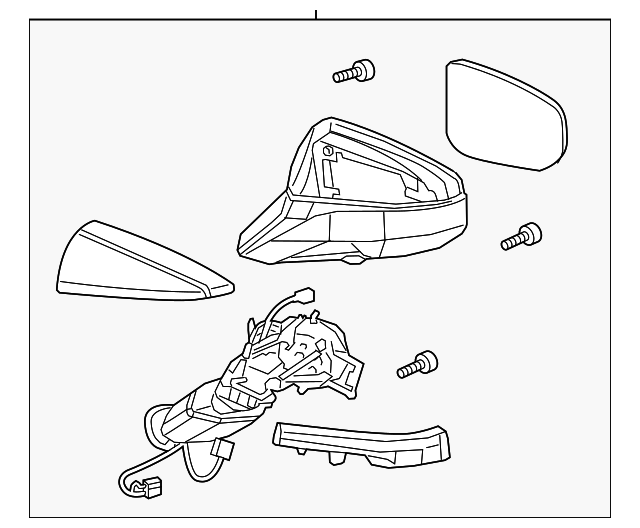 Genuine OE Lexus Mirror Assembly 8794076300B2