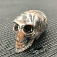 thumbnail image 2 of 1/2PCS Natural Yooperlite Alien Carved Quartz Crystal Skull Reiki Healing 2.2", 2 of 14
