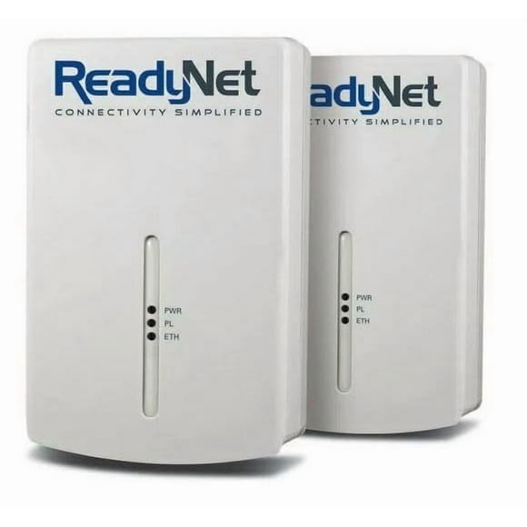 Adaptador de red Powerline ReadyNet E200 E200K 200 Mbps x2