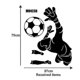 thumbnail image 2 of Football Sport Soccer R Art Viny Removable Sticker, 2 of 5