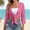 Pink, variant on Hueook Cover Up Shrug Mesh Bolero Tie Front Knotted Lightweight Cardigan Cropped Shawl Tops 3/4 Sleeve Lightweight Casual Cardigan Jacket White 2X