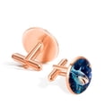 thumbnail image 3 of Shark Elegant Shirt Cufflinks Set Made of Stainless Steel Ideal for Formal Attire - for Special Occasions and Business Meetings, 3 of 6