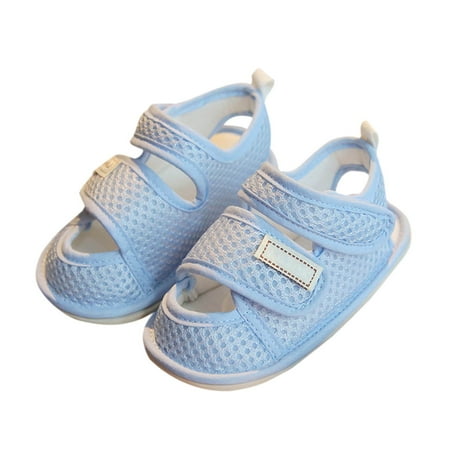

Otqutp Baby Girls Solid Tassel Soft Casual Shoes Baby Girls Boys Soft Close Toe Sandals Casual Dress Shoe Anti Slip Rubber Sole Outdoor Toddler First Walking Shoes(Blue 3-6 Months)