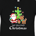 thumbnail image 4 of Inktastic My 2nd Christmas with Santa Reindeer and Tree Boys or Girls Toddler T-Shirt, 4 of 5