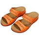 thumbnail image 1 of Sandalias Retro Mujer Sandalias Cómodas Con Tacón Cuña Con Boca Pez Gran Tamaño Europeas Y Americanas (Naranja 39), 1 of 9