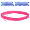 thumbnail image 2 of Uxcell 50 Yards 1 Inch Wide Polyester Horsehair Braid, 2 Roll Stiff Horsehair Braid for Sewing, Pink, 2 of 7